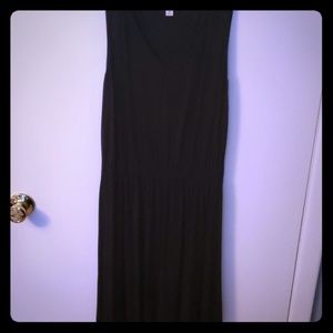 Black Jersey Cotton Dress